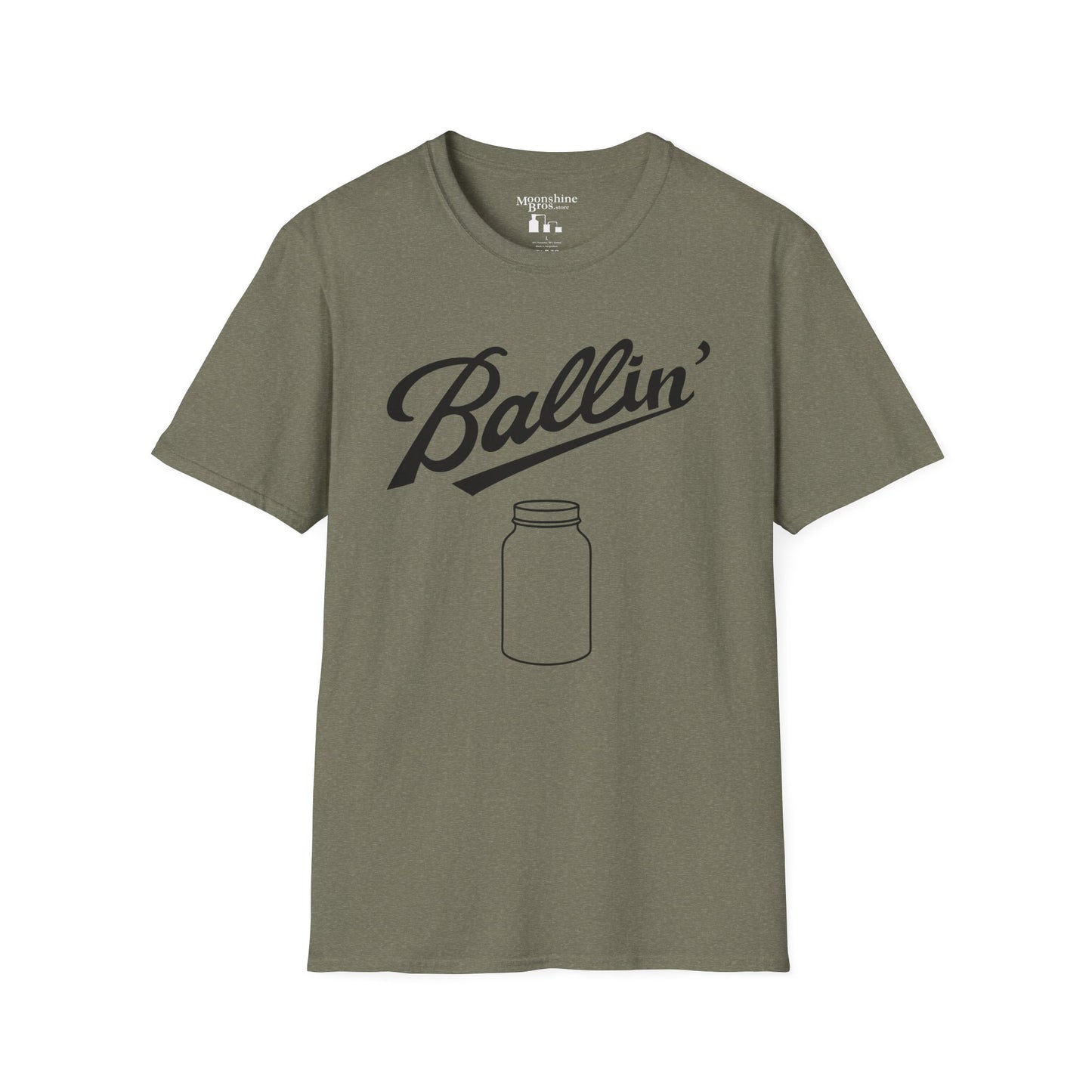 Ballin’ Single Mason Jar Moonshine & Canning Shirt
