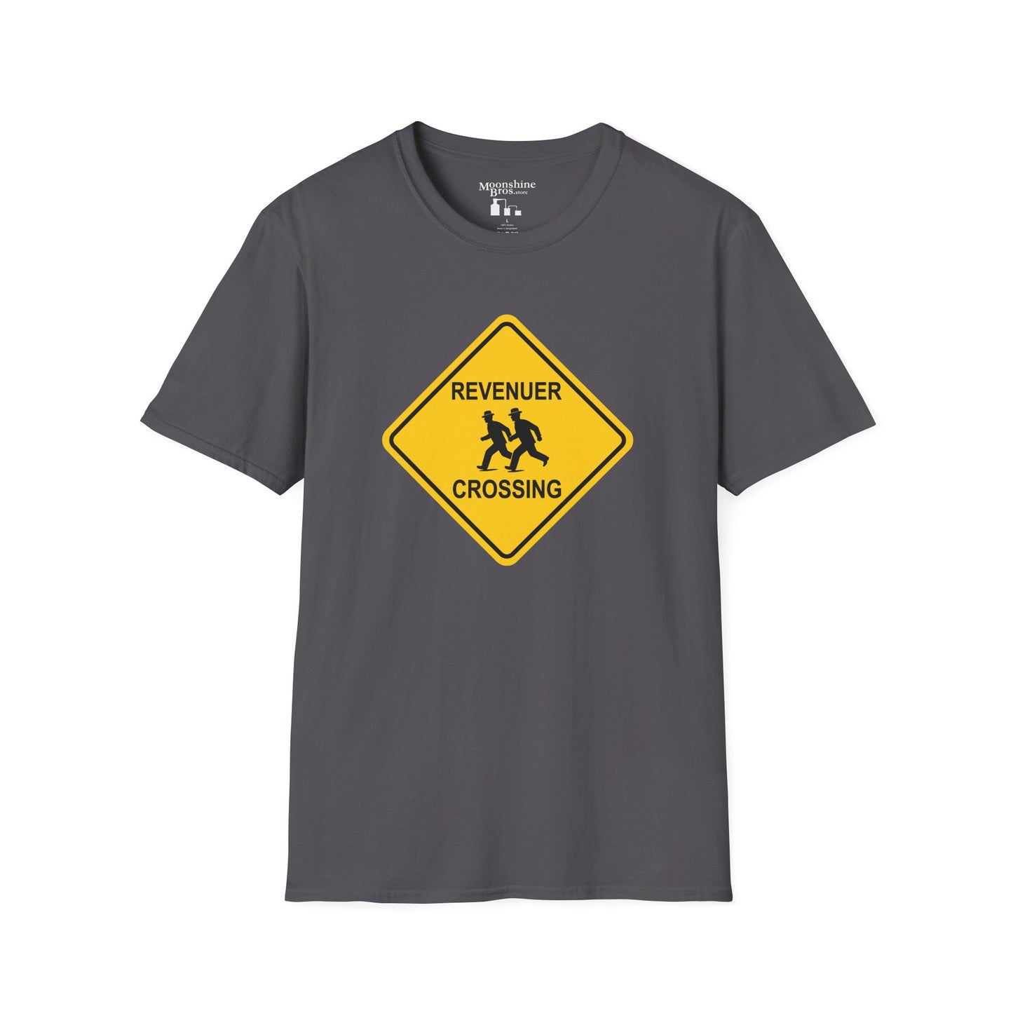 Revenuer Crossing Warning Sign Style Shirt