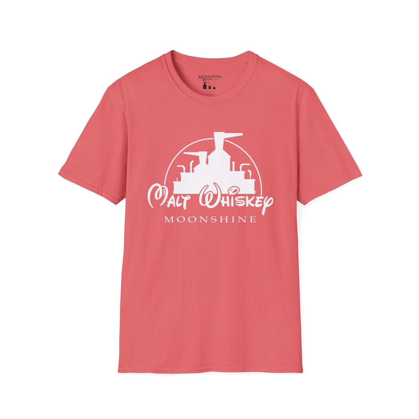 Malt Whiskey Moonshine Parody Logo Shirt