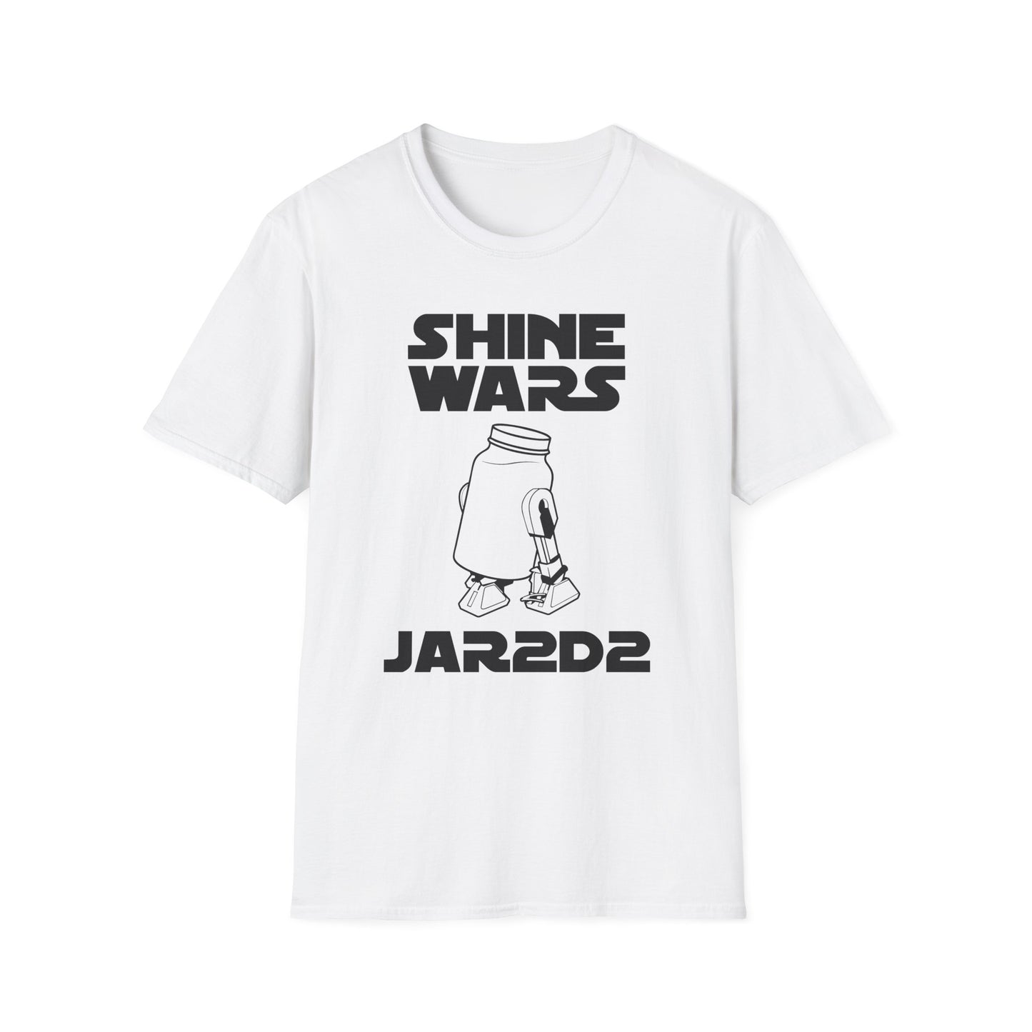 Shine Wars - JAR2D2 Parody Sci-Fi Moonshine & Canning Softstyle Tee T-Shirt
