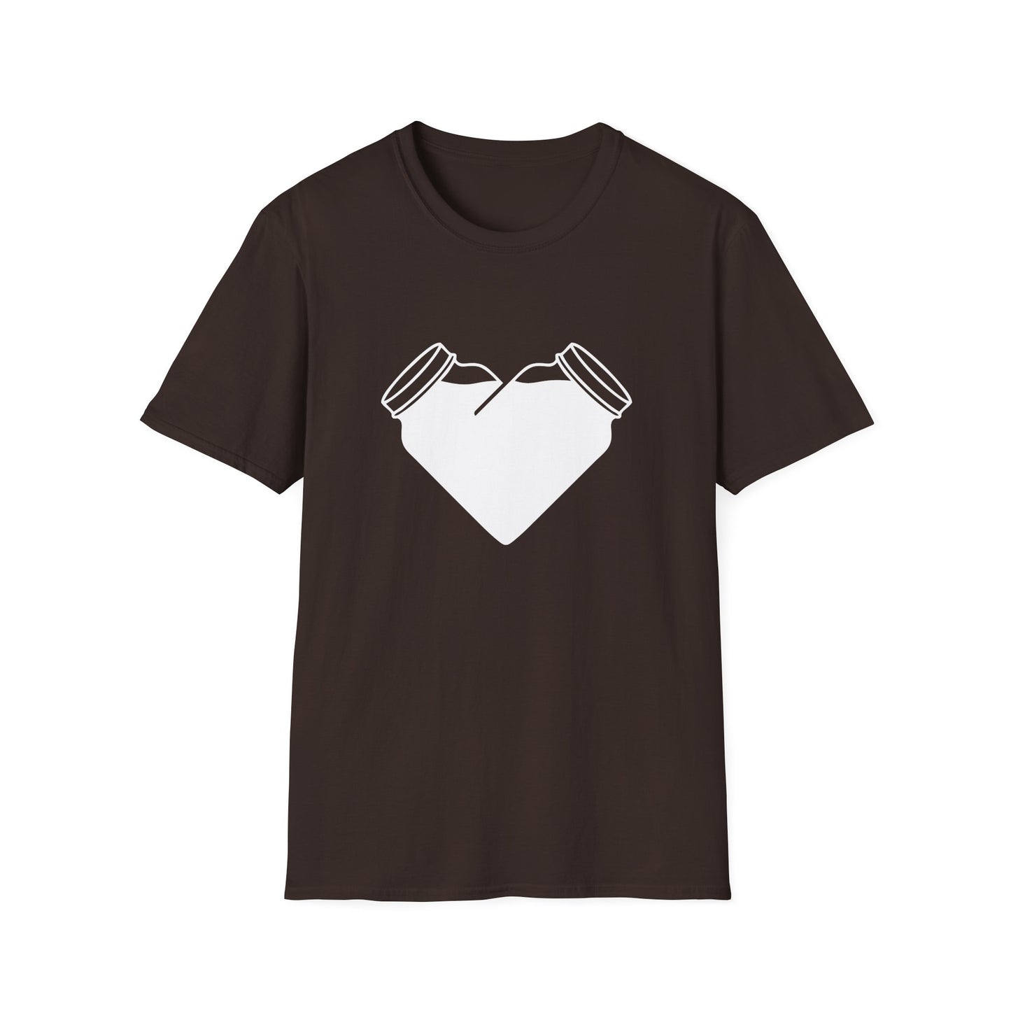 Mason Jar Heart Moonshine Love Softstyle Tee T-Shirt