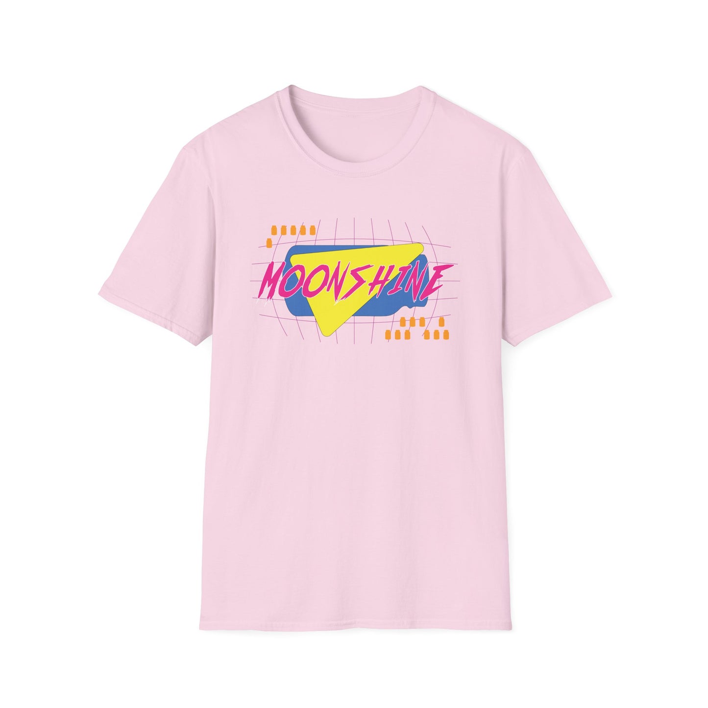 Radical 80's-inspired Totally Gnarly Moonshine Softstyle Tee T-Shirt