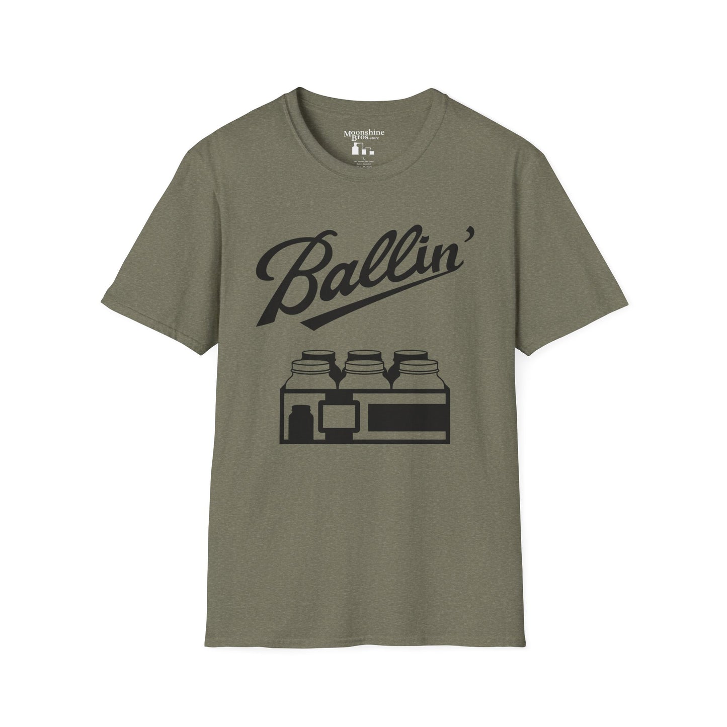 Ballin’ Mason Jar Case Moonshine & Canning Shirt