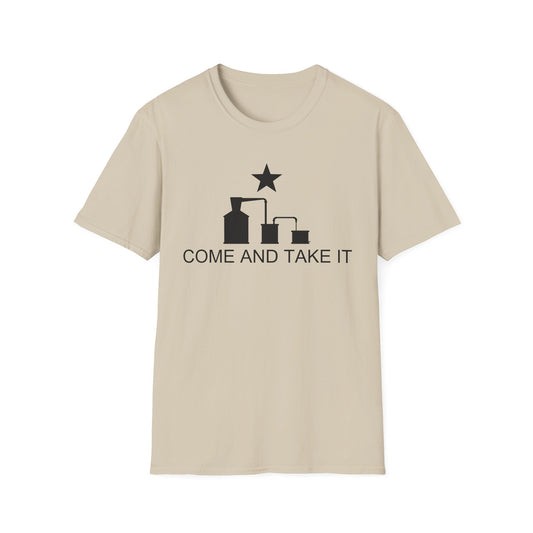 Come And Take It Moonshine Still Parody Softstyle Tee T-Shirt