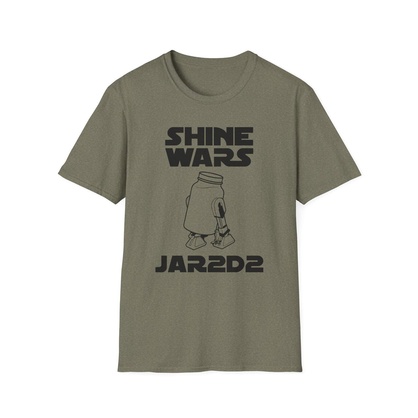 Shine Wars - JAR2D2 Parody Sci-Fi Moonshine & Canning Softstyle Tee T-Shirt