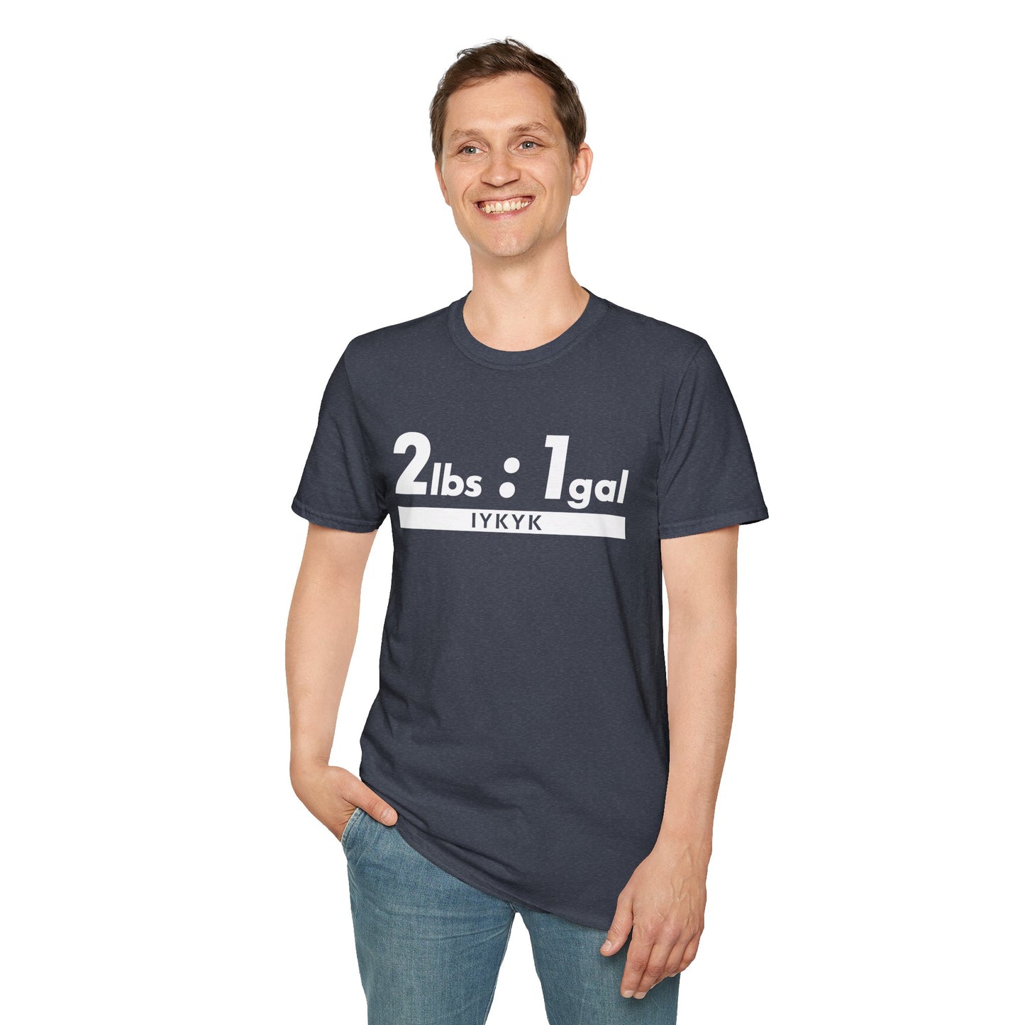 2lbs to 1gal - If You Know You Know (IYKYK) Moonshine & Distilling Softstyle Tee T-Shirt