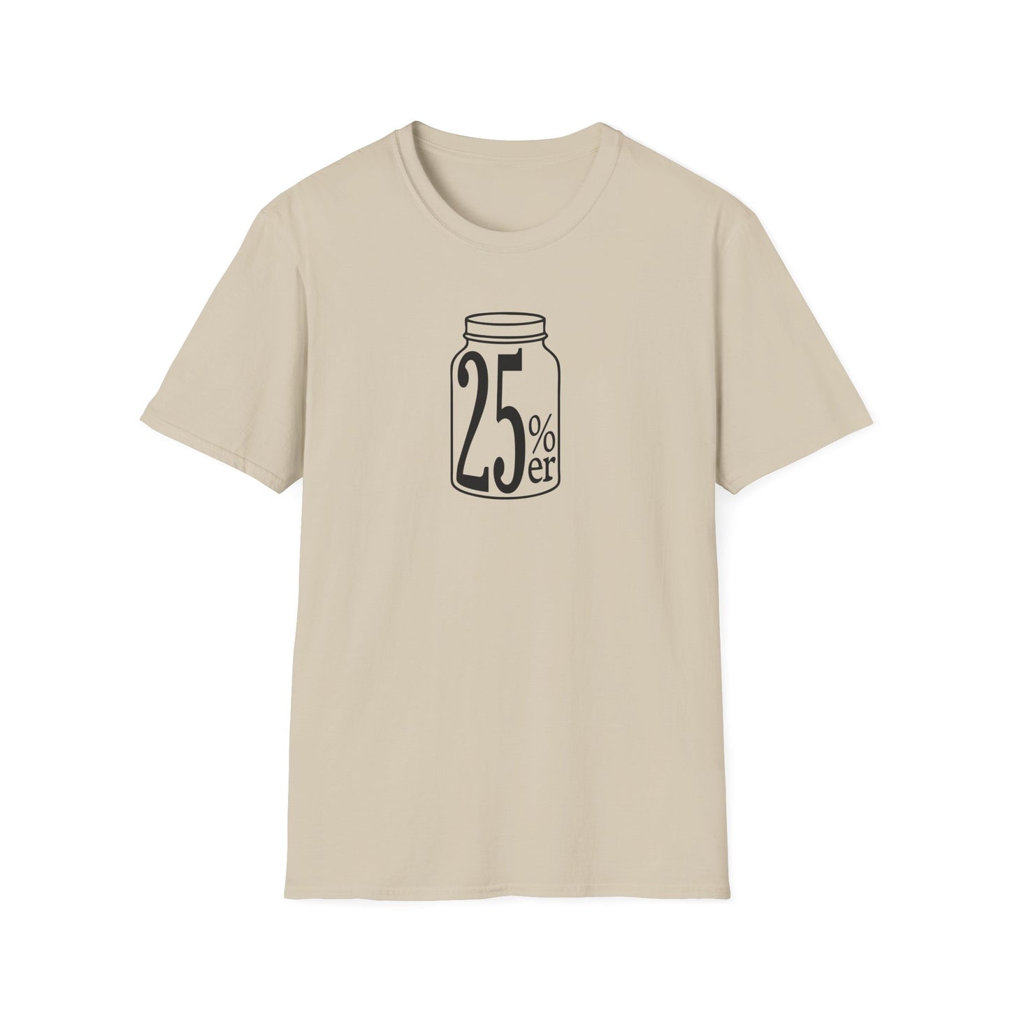 Moonshiners & Bootleggers 25%er Mason Jar Softstyle Tee T-Shirt