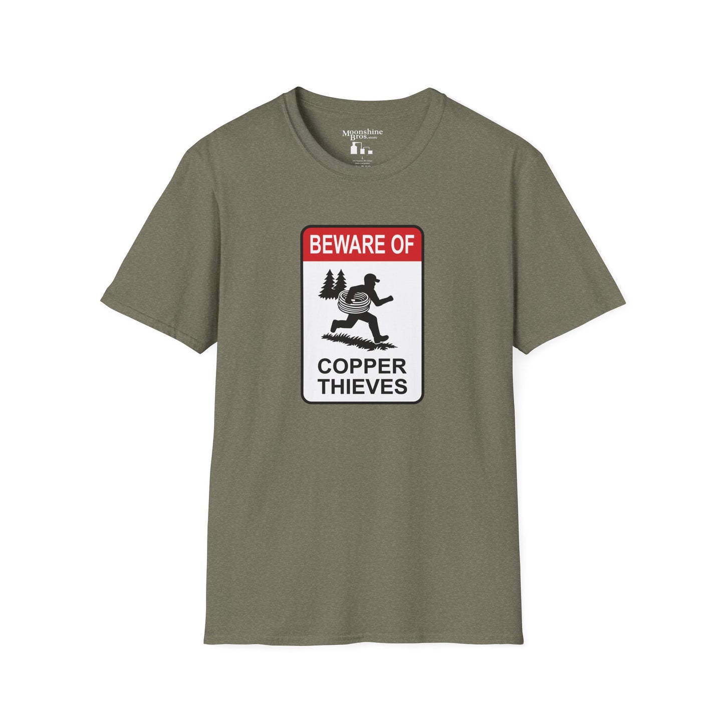 Beware Of Copper Thieves Wildlife Warning Style Shirt