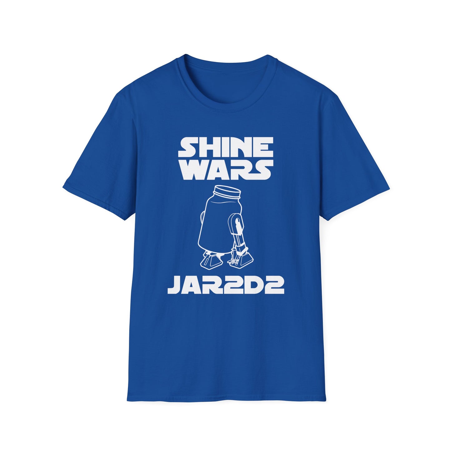 Shine Wars - JAR2D2 Parody Sci-Fi Moonshine & Canning Softstyle Tee T-Shirt