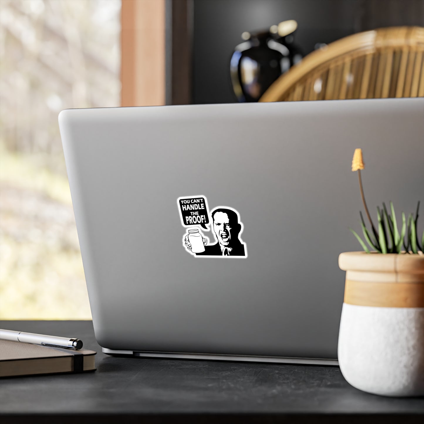 "You Can't Handle the Proof!" Parody Moonshine Funny Kiss-Cut Vinyl Decal Sticker - (4) Sizes!