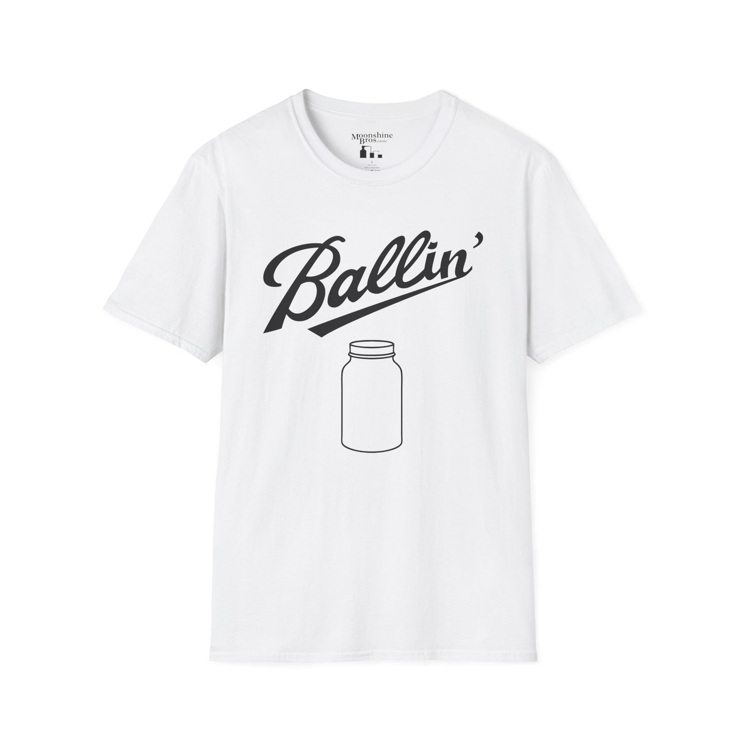 Ballin’ Single Mason Jar Moonshine & Canning Shirt