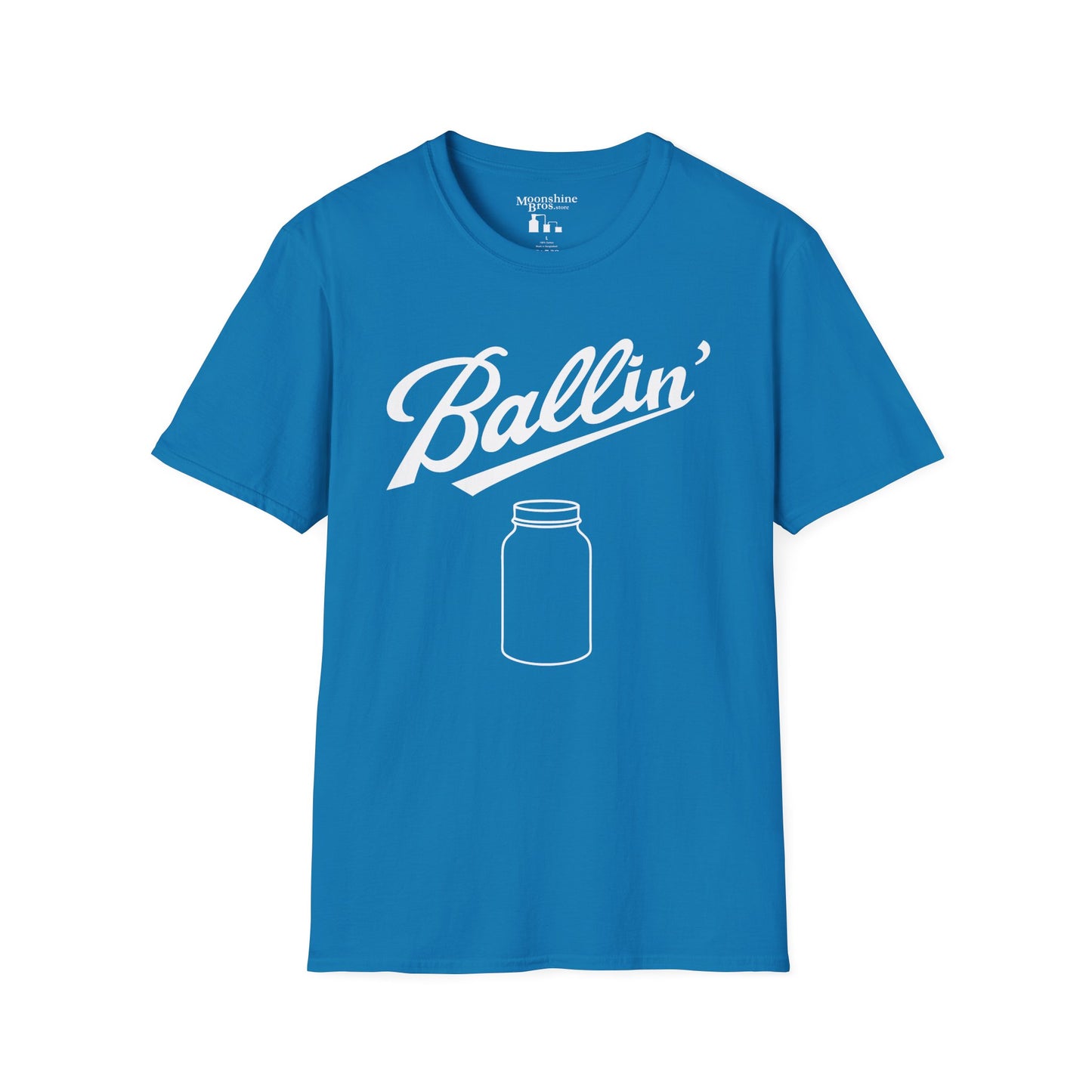 Ballin’ Single Mason Jar Moonshine & Canning Shirt