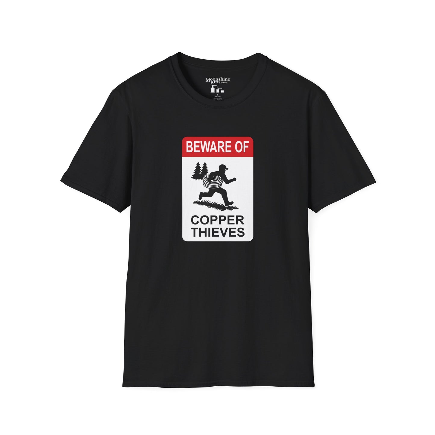 Beware Of Copper Thieves Wildlife Warning Style Shirt