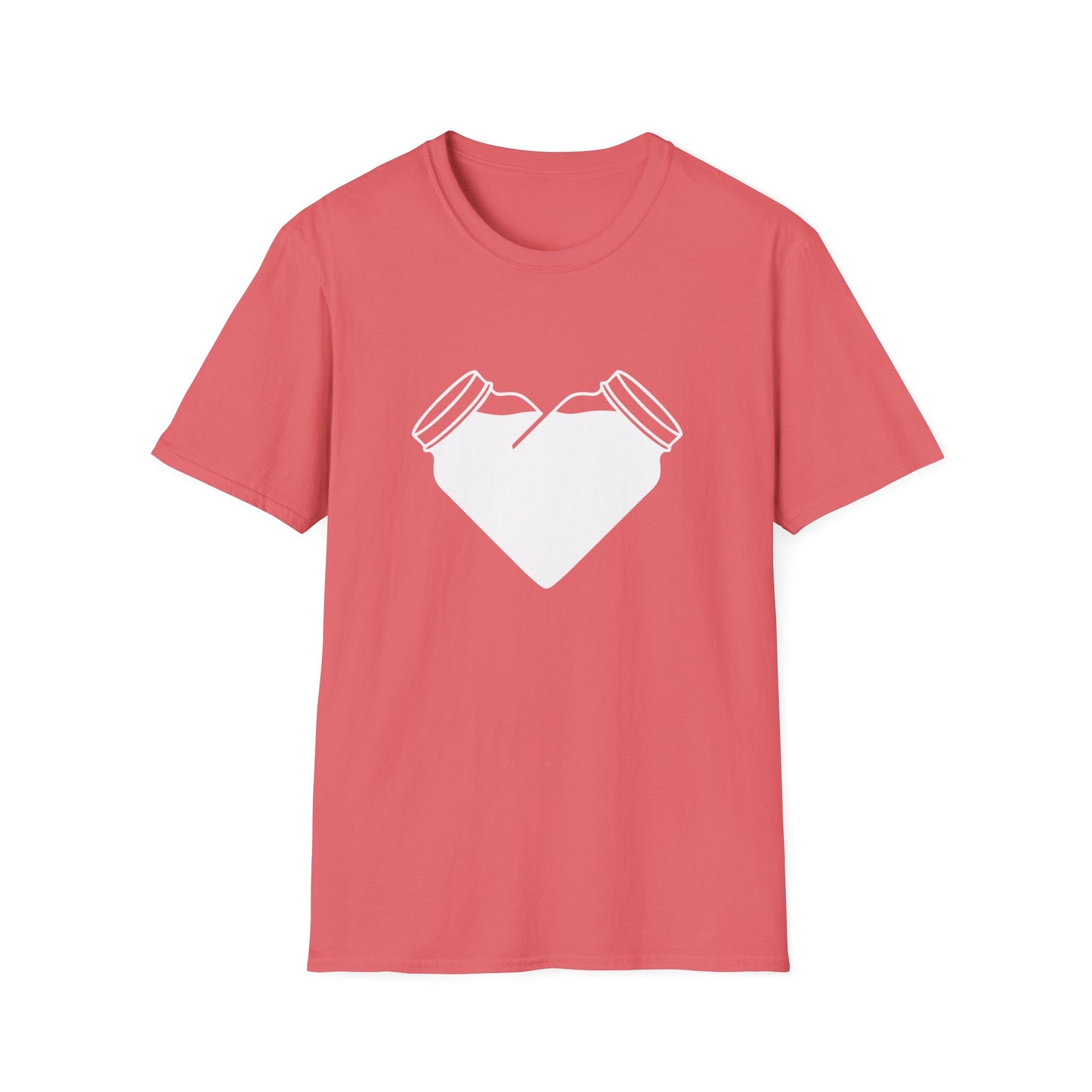 Mason Jar Heart Moonshine Love Softstyle Tee T-Shirt