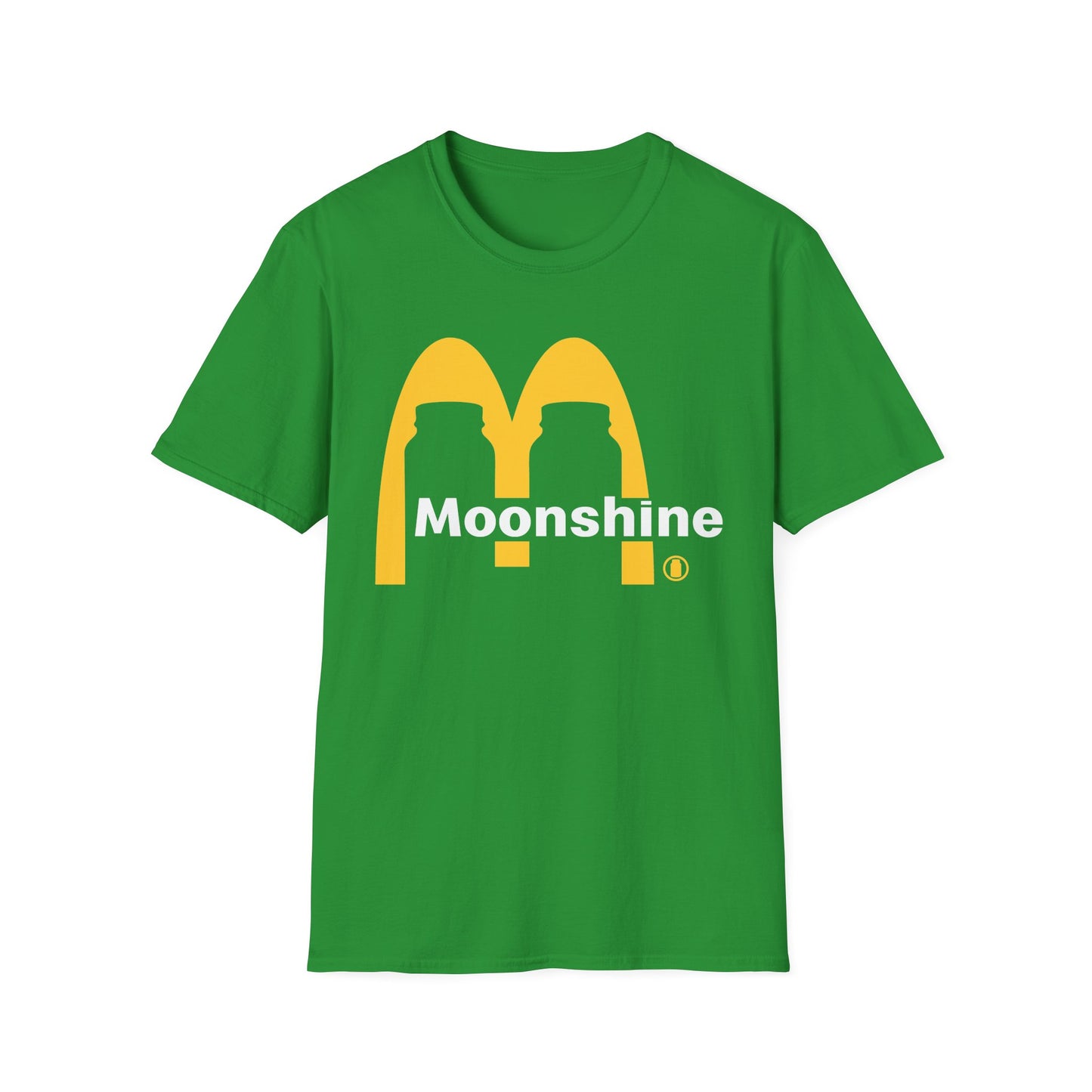 Fast Food Moonshine Mason Jars Parody Softstyle Tee T-Shirt