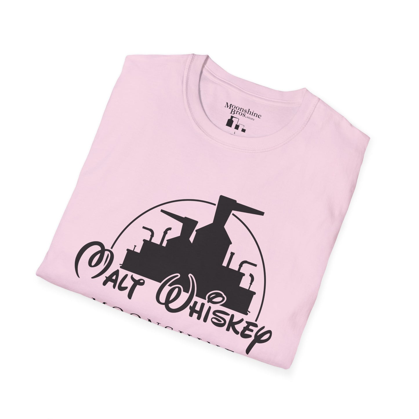 Malt Whiskey Moonshine Parody Logo Shirt