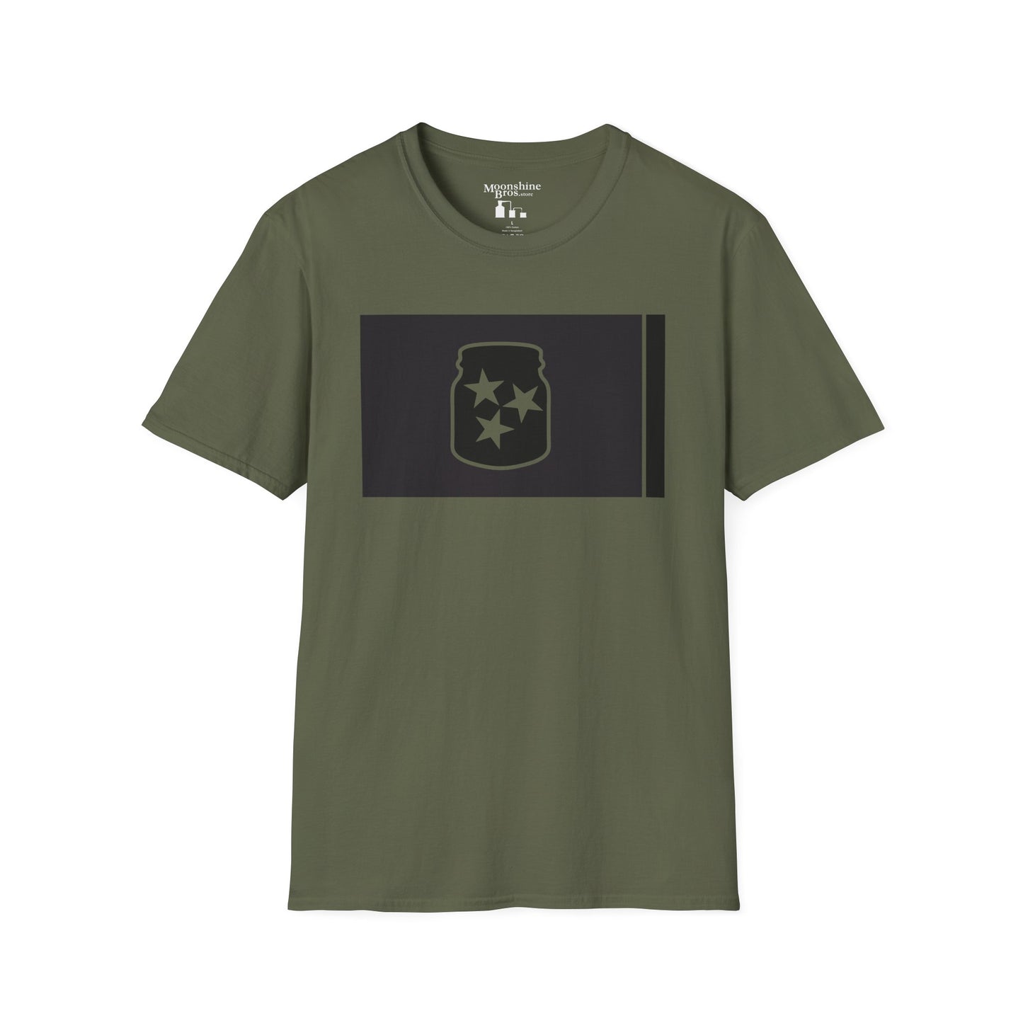 Tennessee Mason Jar Flag Shirt - Low-Vis Cut