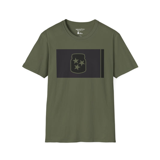 Tennessee Mason Jar Tactical Flag Shirt