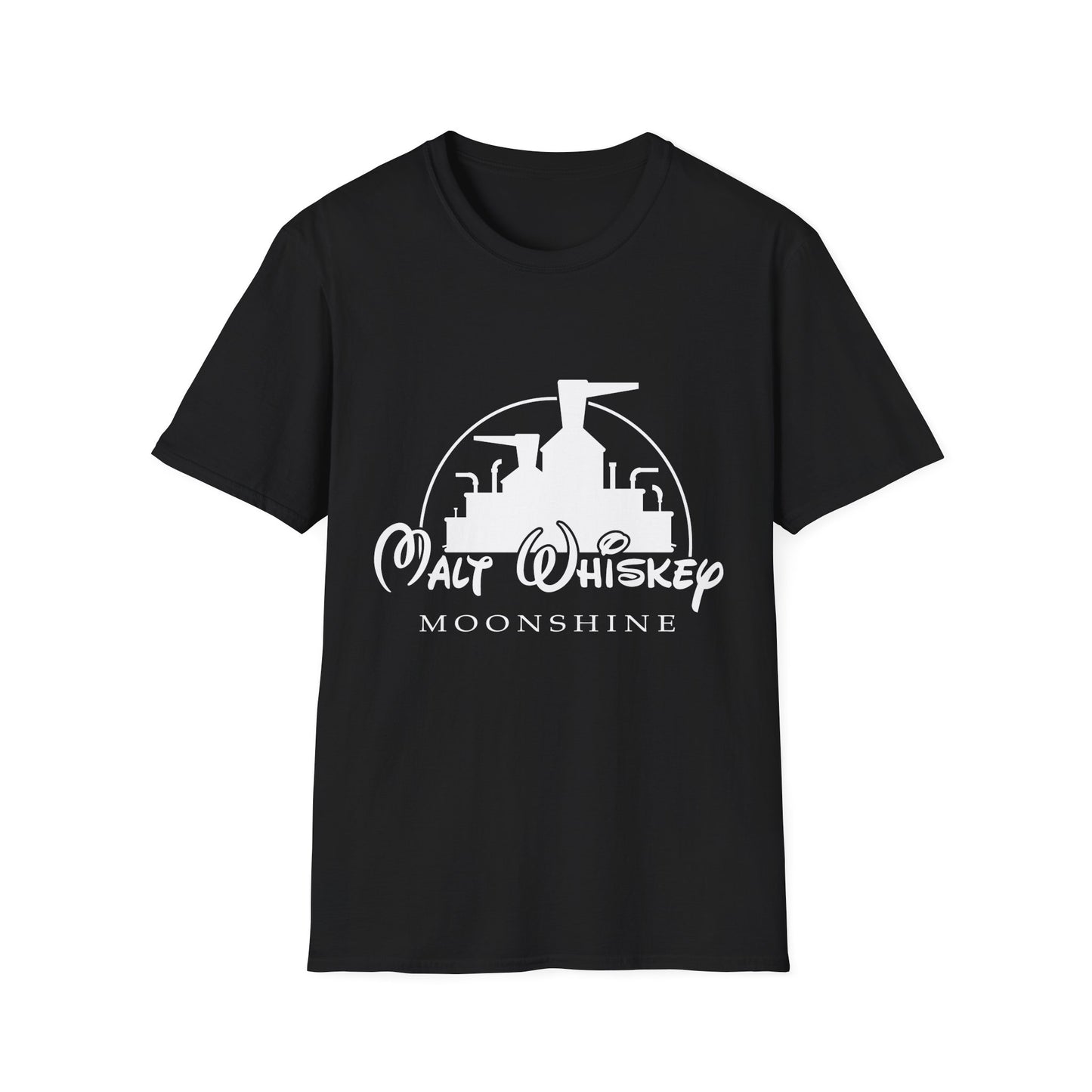 Malt Whiskey Moonshine Parody Softstyle Tee T-Shirt for Every Day Wear