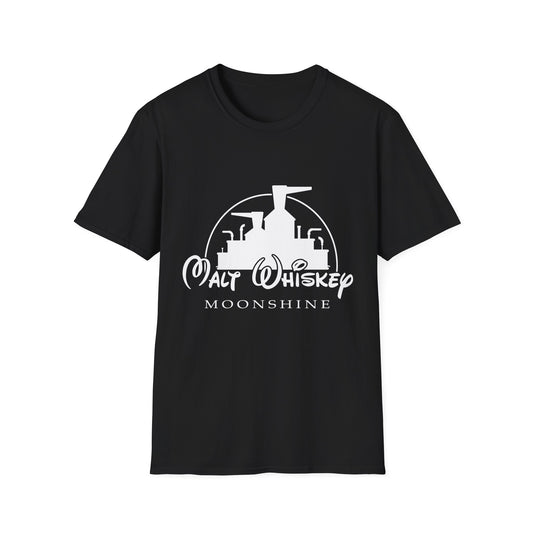 Malt Whiskey Moonshine Parody Softstyle Tee T-Shirt for Every Day Wear