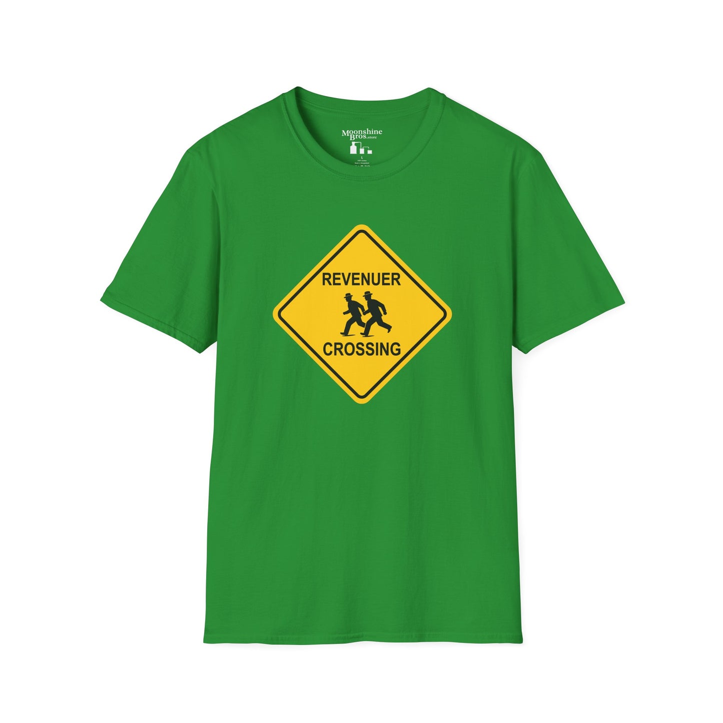 Revenuer Crossing Warning Sign Style Shirt