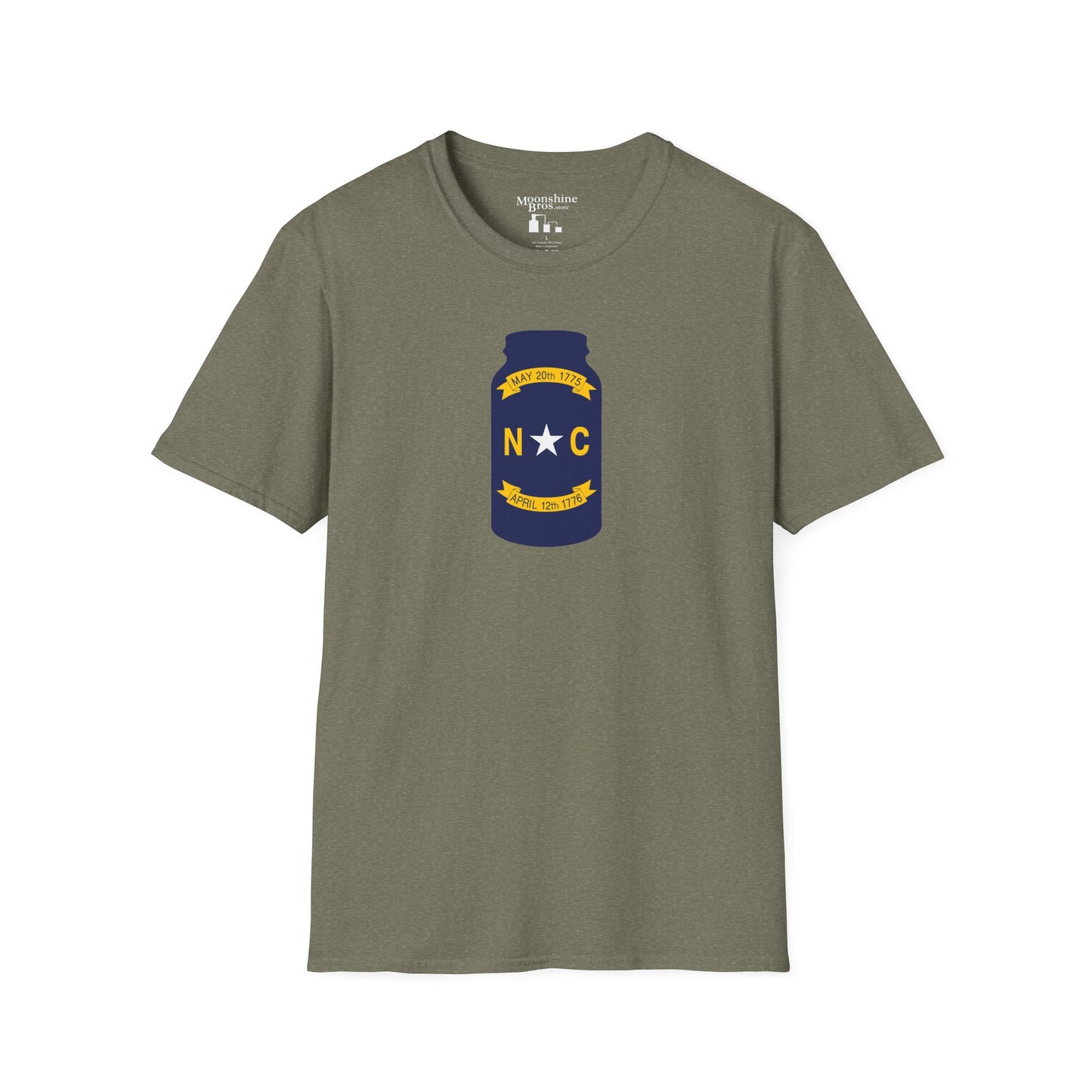 North Carolina Mason Jar & Banners Shirt